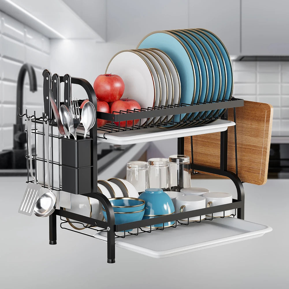 Bowl Draining Storage Rack