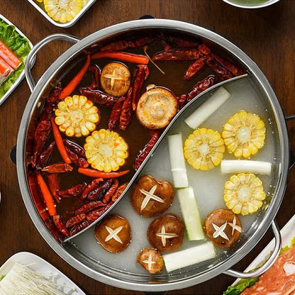 Twin Divided Hot Pot